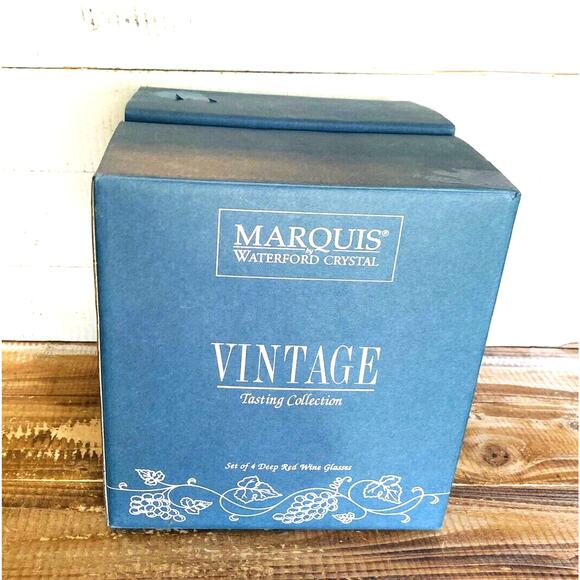 Set of 3 New Marquis Waterford Crystal Vintage Tasting Collection Wine Glasses - Picture 9 of 10